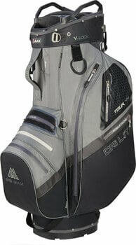 Saco de golfe Big Max Dri Lite V-4 Cart Bag Grey/Black Saco de golfe - 1