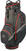 Golfbag Big Max Dri Lite V-4 Cart Bag Charcoal/Black/Red Golfbag
