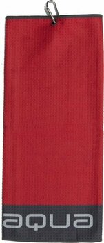 Towel Big Max Aqua Tour Trifold Towel Red/Charcoal - 1