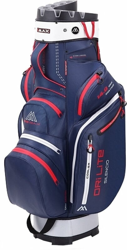 Golf Bag Big Max Dri Lite Silencio 2 Navy/Silver/Red Golf Bag