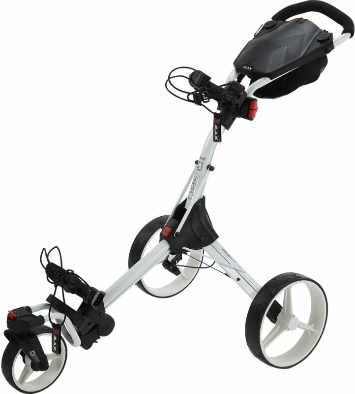 Ръчна количка за голф Big Max IQ 360 Golf Cart White Ръчна количка за голф