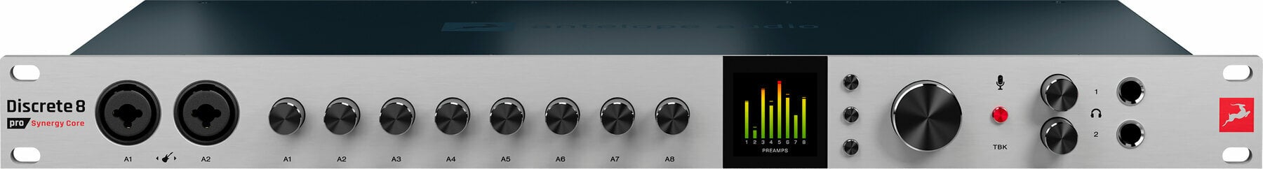 Thunderbolt ljudgränssnitt Antelope Audio Discrete 8 Pro Synergy Core