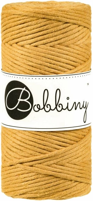 Schnur Bobbiny Macrame Cord 3 mm Mustard