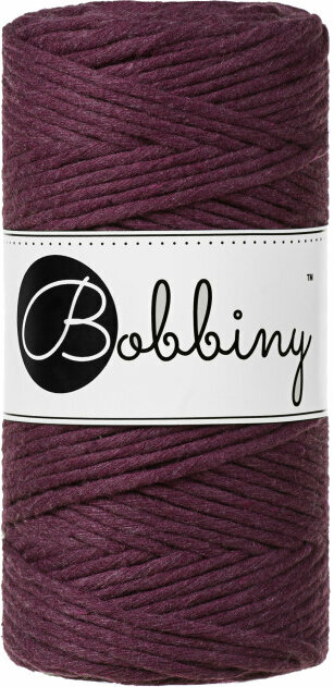 Šňůra  Bobbiny Macrame Cord 3 mm 100 m Blackberry Šňůra 