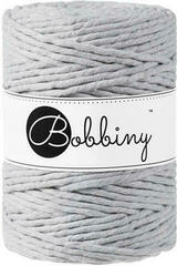 Snor Bobbiny Macrame Cord 5 mm 100 m Light Grey Snor