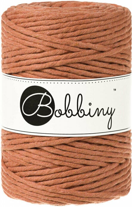 Cord Bobbiny Macrame Cord 5 mm 100 m Terracotta Cord