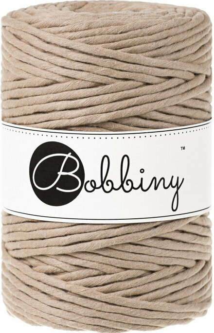 Cable Bobbiny Macrame Cord 5 mm Sand Cable