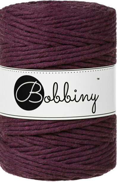 Cordon Bobbiny Macrame Cord 5 mm 100 m Blackberry Cordon