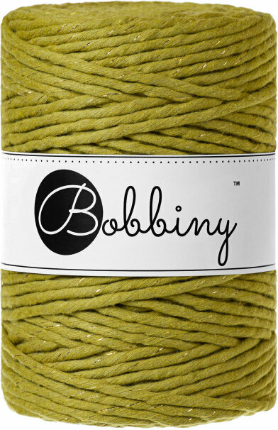 Cordão Bobbiny Macrame Cord 5 mm 100 m Golden Kiwi Cordão
