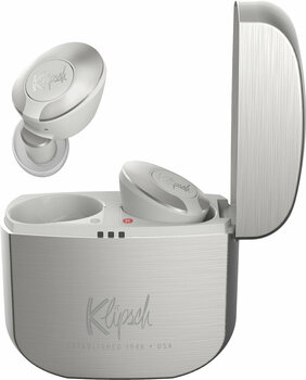 True trådlös in-ear Klipsch T5 II True Wireless Silver - 1