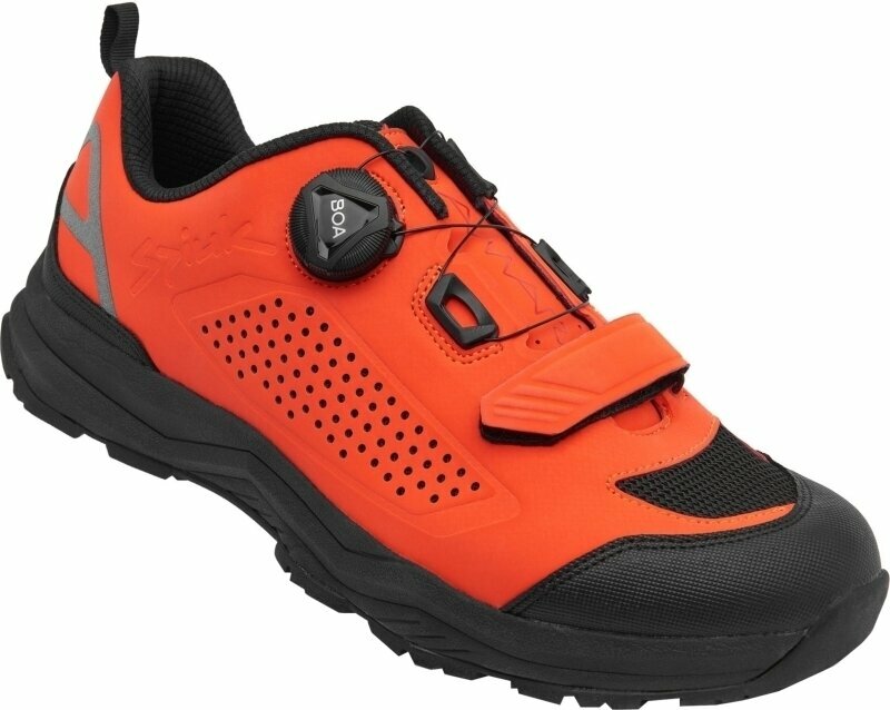 Heren fietsschoenen Spiuk Amara BOA MTB Orange Heren fietsschoenen