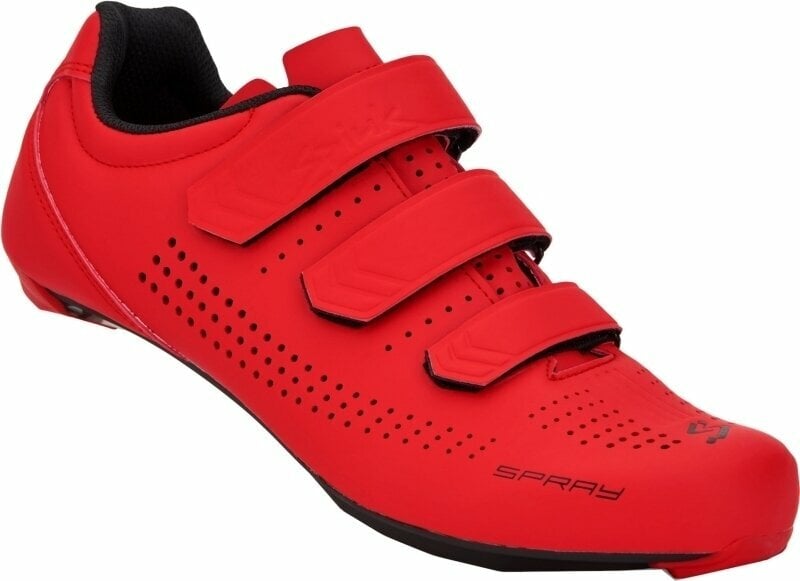 Chaussures de cyclisme pour hommes Spiuk Spray Road Red 39 Chaussures de cyclisme pour hommes