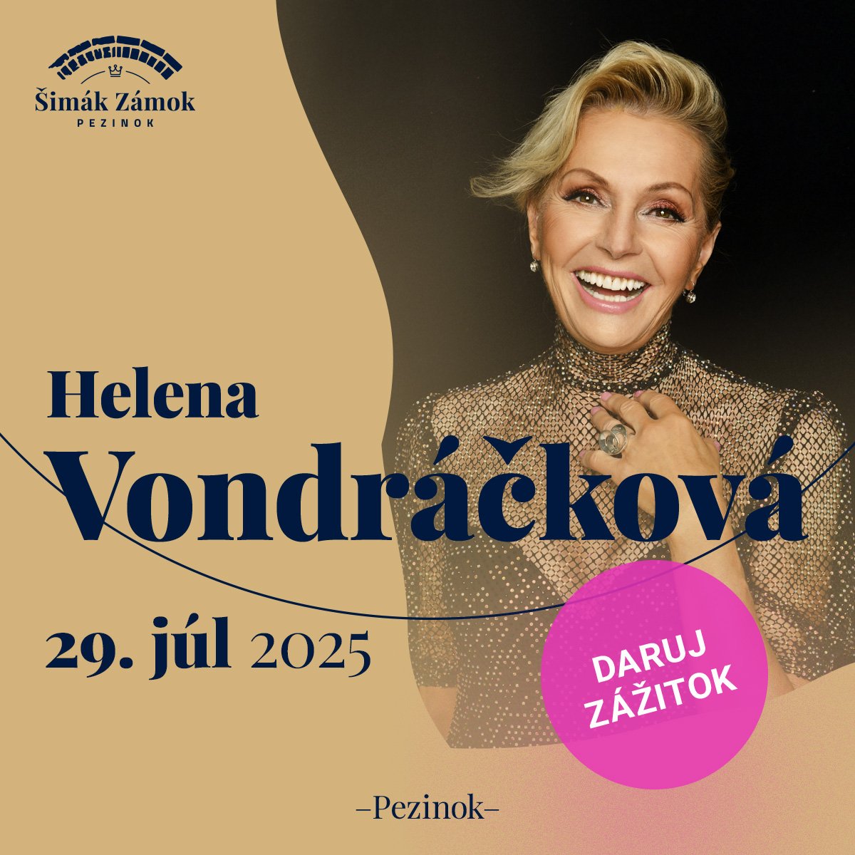 Helena Vondráčková na zámku - 60 rokov na scéne