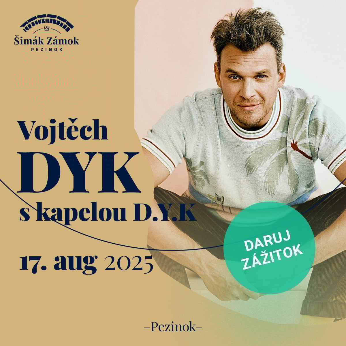 Vojtěch Dyk s kapelou D.Y.K. na zámku