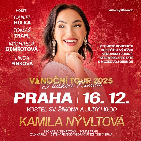 VÁNOČNÍ KONCERT KAMILY NÝVLTOVÉ „S LÁSKOU KAMILA“