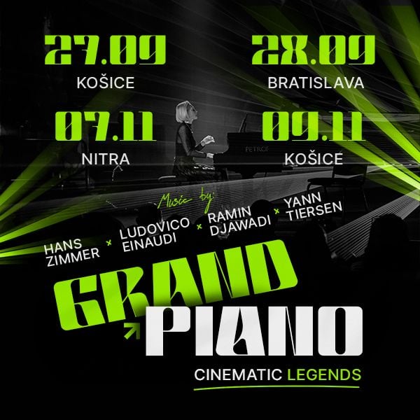 GRAND PIANO. CINEMATIC LEGENDS: MUSIC BY HANS ZIMMER, LUDOVICO EINAUDI, RAMIN DJAWADI, YANN TIERSEN