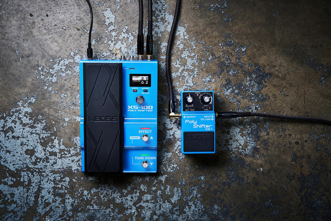 Obraz blog Efekty BOSS XS-1 i XS-100 Poly Shifter: nowa era przestrajania polifonicznego