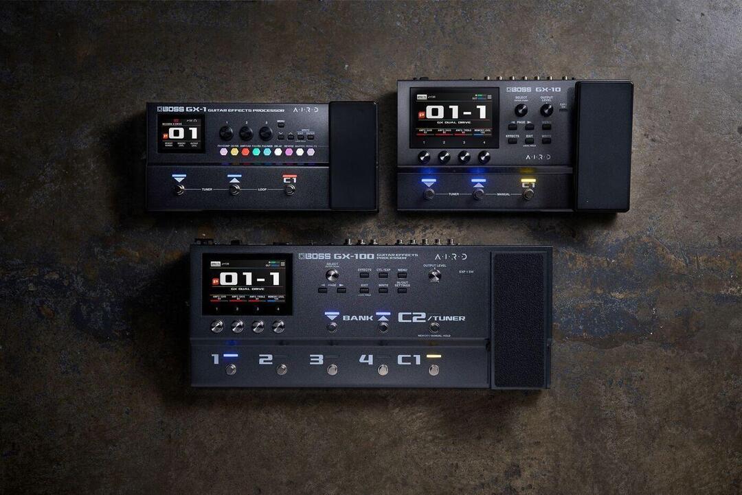 Blog image BOSS Expands the GX Series with New Multi-Effects Processors