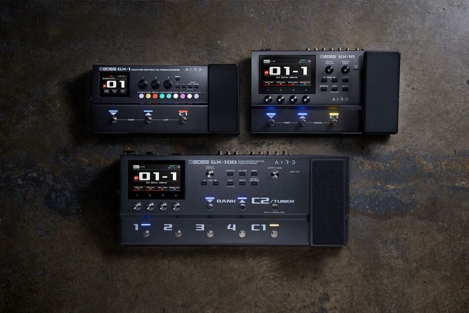 BOSS - GX Series - New Multi-Effects Processors - Muziker