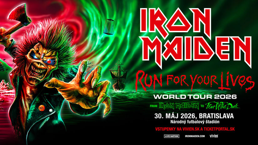 Koncert Iron Maiden – Bratislava (30.5.2026)