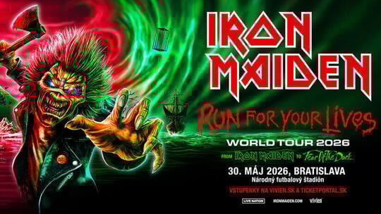Koncert Iron Maiden – Bratislava (30.5.2026)