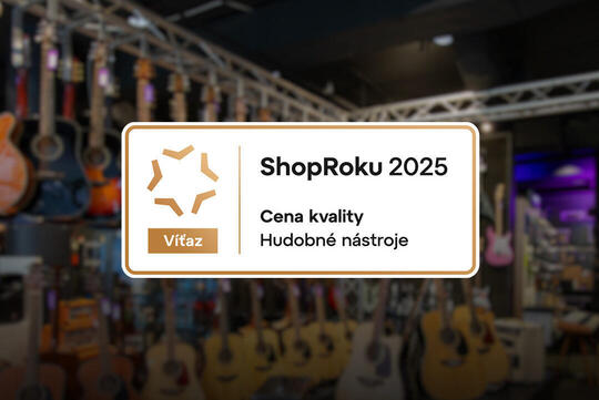 Keď hudba nie je len tovar - vyhrali sme cenu Heureka ShopRoku 2025
