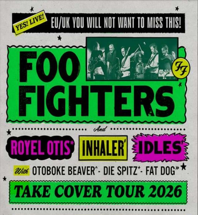Foo Fighters | Take Cover Tour 2026 | Vienna
