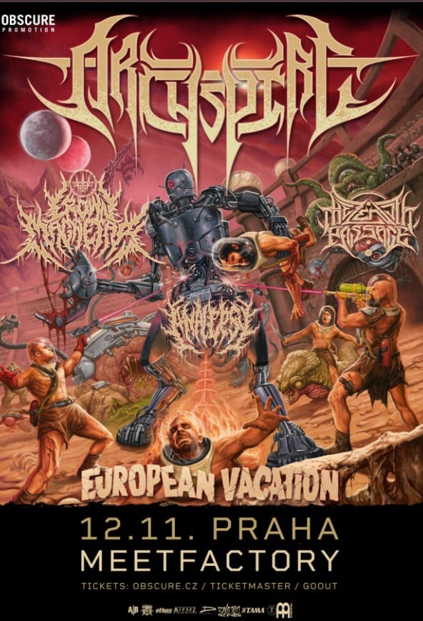 Archspire & support | MeetFactory Praha