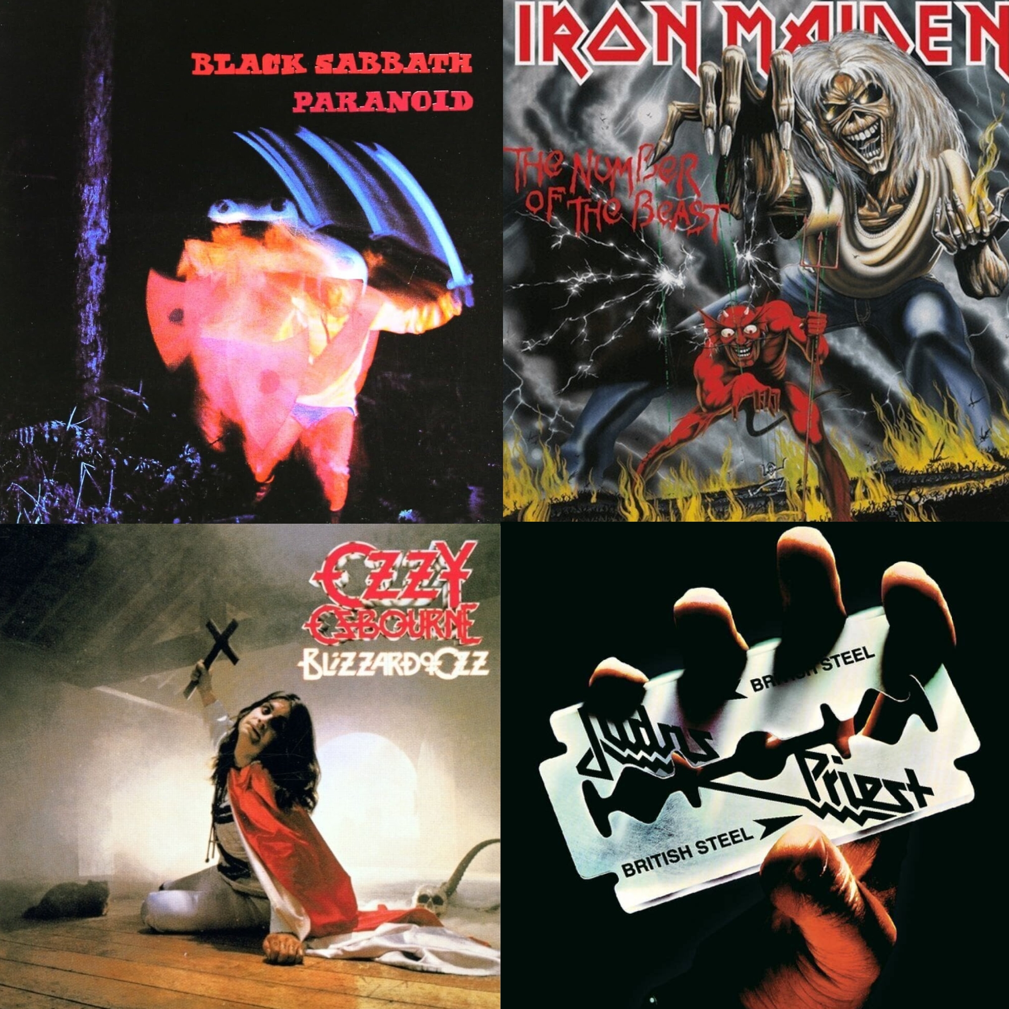 Top 10 albumů, které definovaly britský heavy metal